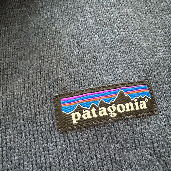 Patagonia Better Sweater Quarter 1/4 Zip Pullover Sweatshirt S Navy Blue - Picture 3 of 5